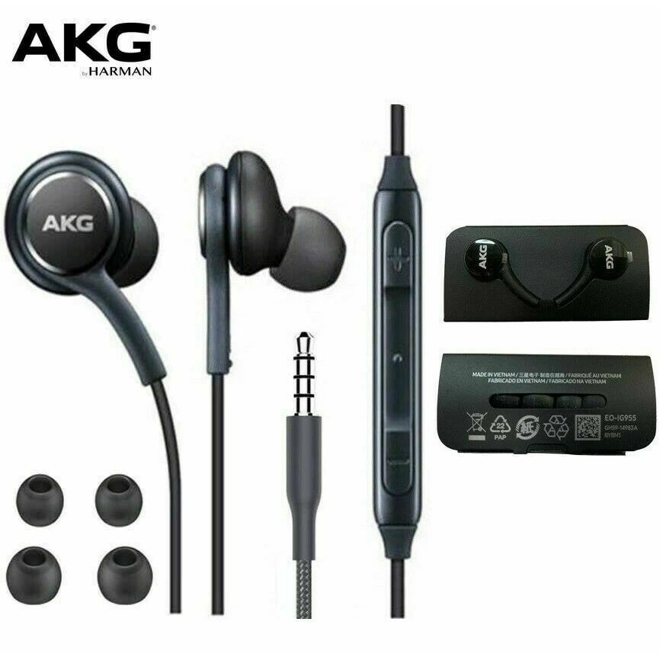 Additional Image for Original Samsung In-Ear Earphone Headphones AKG Earbud S8 S9 S10 Note 8 w Mic