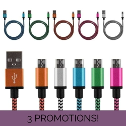 Heavy Duty 1M Fast Charger USB Data Cable for Samsungs