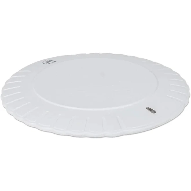 Additional Image for Manhattan Fast Wireless Charger Smartphone Wireless Pad, 5W charging, QI certified white
