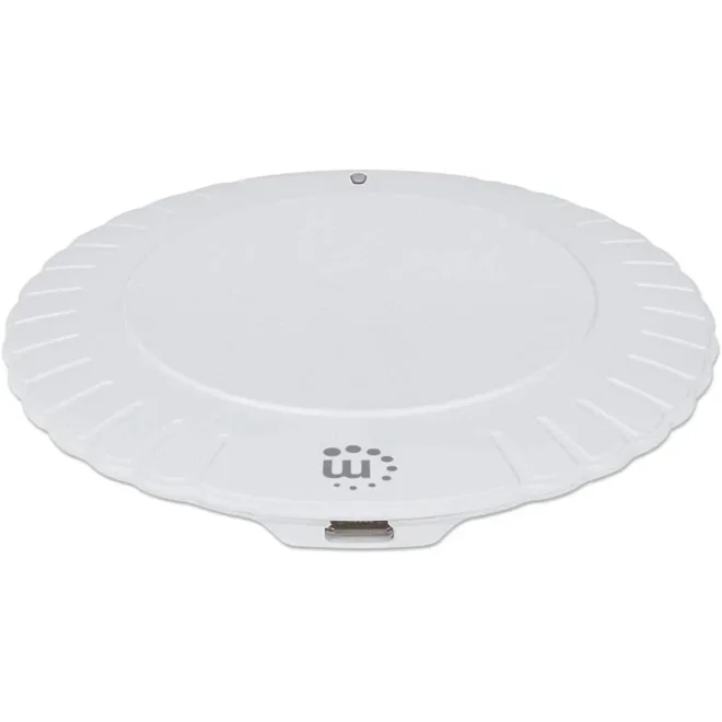 Additional Image for Manhattan Fast Wireless Charger Smartphone Wireless Pad, 5W charging, QI certified white