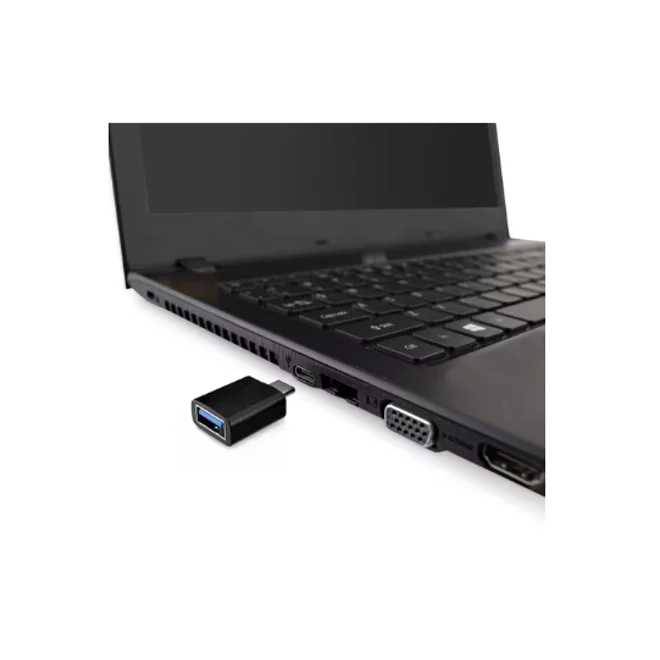 Additional Image for Official V7 V7U3C2A-BLK-1E Data Transfer Adapter V7 Black Usb Adapter Usb-C Male To Usb 3