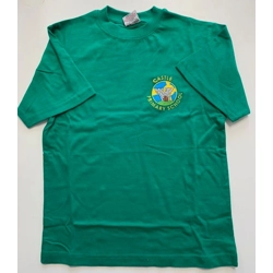 Castle Primary School PE T-shirt Green