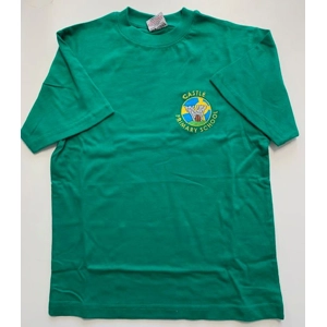 Castle Primary School PE T-shirt Green