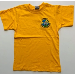Castle Primary School PE T-Shirt Yellow