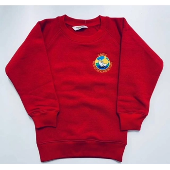 Castle Primary School Early Start RedSweatshirt (Puddleducks)