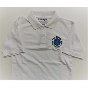Two Rivers Primary School Polo White