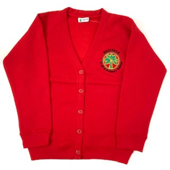 Saltford School Red Cardigan