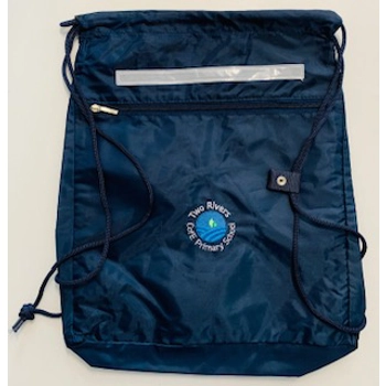 Two Rivers PE Sports Bag Navy with Logo