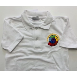 St Keyna Primary School White Polo Shirt