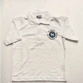 St John's Primary School Polo Shirt White