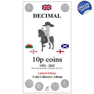 10p 1992-2022 Circl only, UK Coin Album