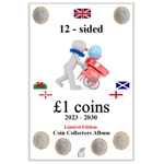 £1 2023-2030 12-sided £1 Standard Coin Album