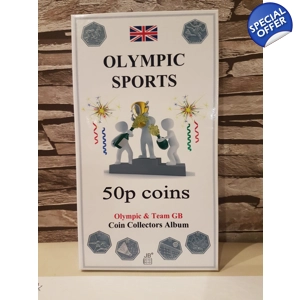 50p OLYMPIC & Team GB London 2012 Coin Album