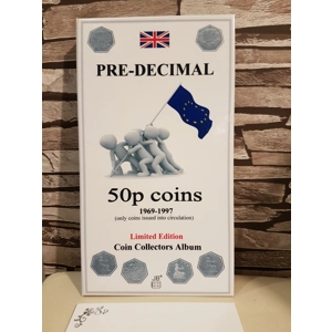 50p Large 1969-1997 Standard UK Coin Album