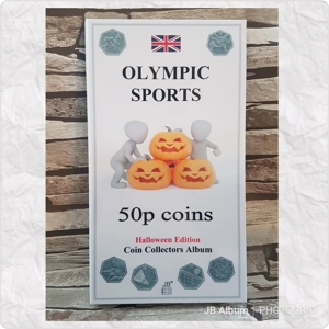 50p OLYMPIC Halloween edition London 2012 Standard Coin Album