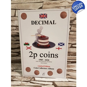 2p 1985-2020 Standard UK Coin Album