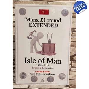 £1 1978-2017 ISLE OF MAN Extended Coin Album