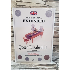 Pre-decimal 1953-1970 ELIZABETH II. Coin album