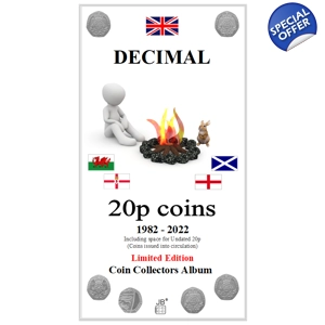 20p 1982-2022 UK Coin Album