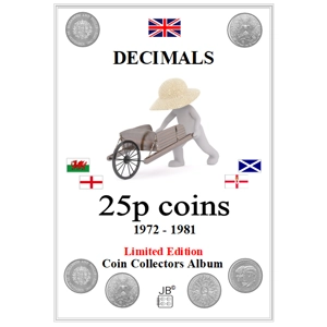 25p 1972-1981 Standard Coin Album