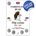 50p 2018-2019 PADDINGTON BEAR Coin Album