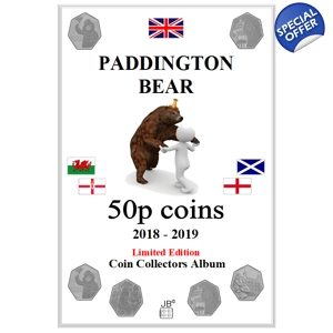 50p 2018-2019 PADDINGTON BEAR Coin Album