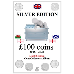 £100 2015-2024 SILVER only Coin Album