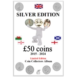 £50 2015-2024 SILVER only Coin Album