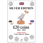 £20 2013-2024 SILVER only Coin Album