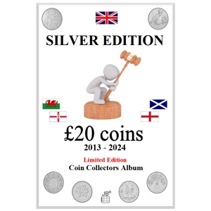 £20 2013-2024 SILVER only Coin Album