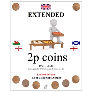 2p 1971-2024 EXTENDED UK Coin Album