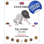 1p 1971-2024 EXTENDED UK Coin Album