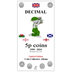 5p 1990-2024 Sets including Coin Album