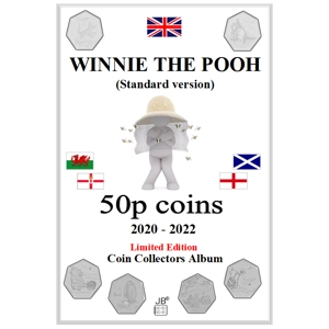 50p 2020-2022 (not coloured) WINNIE THE POOH Coin Album