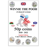 50p 2020-2022 (coloured) WINNIE THE POOH Coin Album