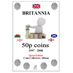50p 1997-2008 BRITANNIA only Coin Album