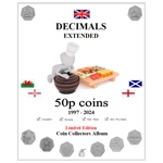 50p 1997-2024 All in 1 Coin Album
