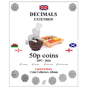50p 1997-2024 All in 1 Coin Album