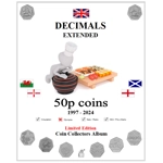 50p 1997-2024 excl. Olympics Coin Album