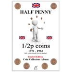 1/2p 1971-1983 Half Penny UK Standard Coin Album