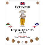 1/2p & 1p 1971-2022 EXTENDED UK Coin Album