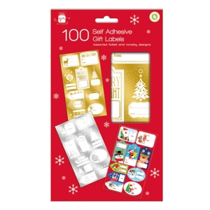 24 x Self Adhesive Gift Labels 100pk