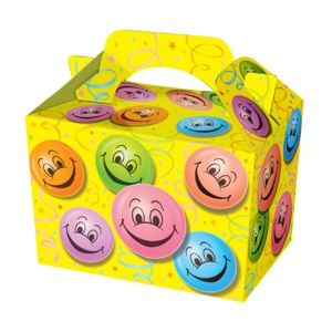 50 x Smiley Face Food Boxes