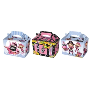 50 x Pink Pirate Food Boxes