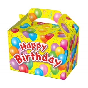 50 x Happy Birthday Food Boxes