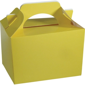 50 x Yellow Food Boxes
