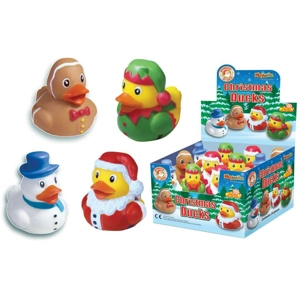 24 x Christmas Rubber Ducks