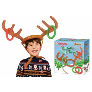 6 x Inflatable Reindeer Antler Ring Toss Games