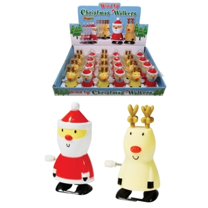 24 x Christmas Clockwork Walkers