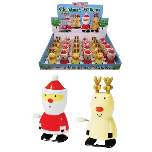 24 x Christmas Clockwork Walkers